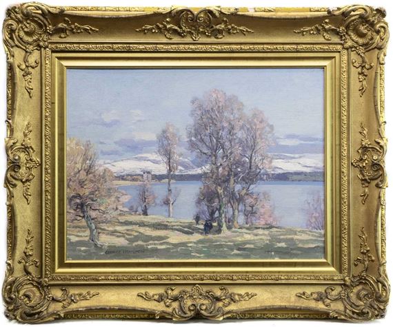 George Houston | FIGURE ON A COUNTRY PATH | MutualArt