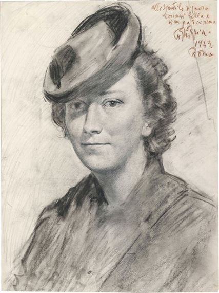 Ritratto Della Signora Querci by Paolo Ghiglia, 1943