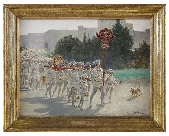 Le défilé des patissiers by Jules-Arsène Garnier