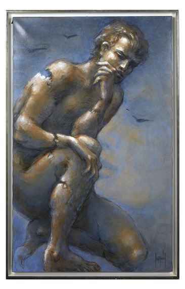 Le penseur by Francis de Lassus Saint-Geniès