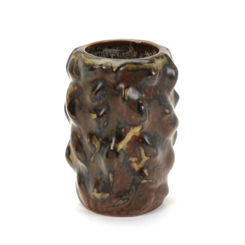 Axel Salto A stoneware vase modelled in sprouting style MutualArt