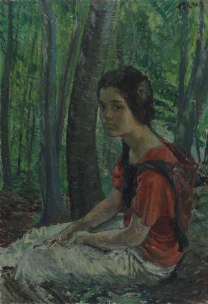 Ritratto di ragazza by Paolo Ghiglia