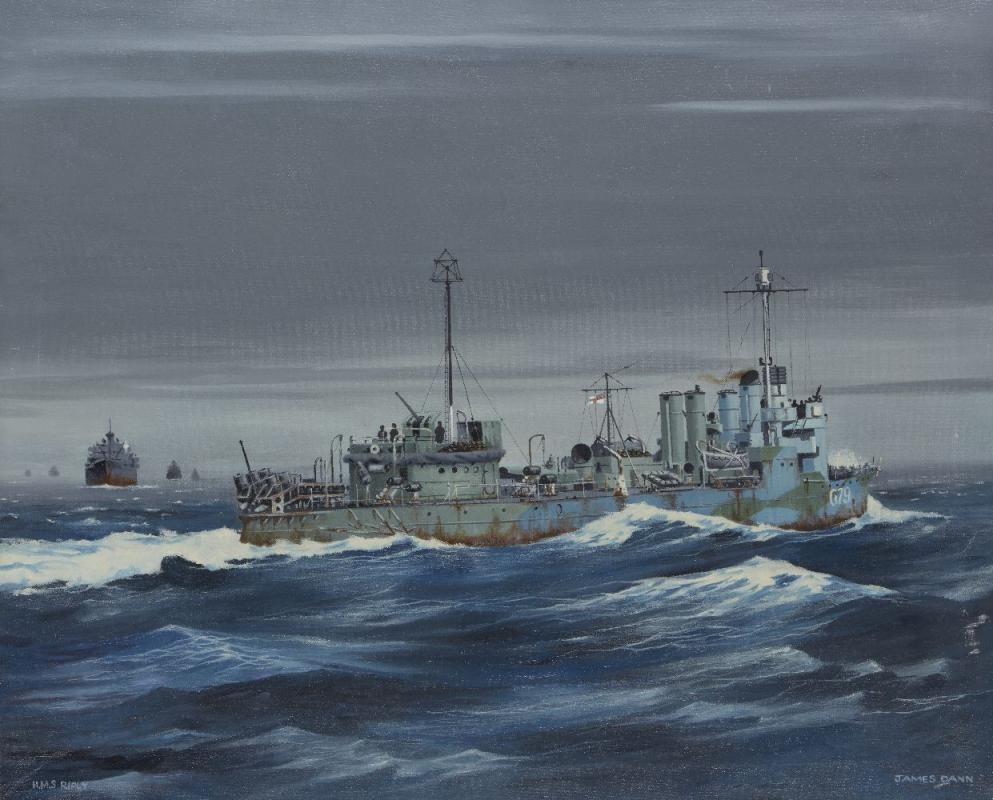 James Dann | Three works : HMS Wye 1944; HMS Kite 29th July 1943 and ...