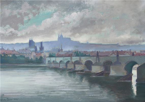 HRADČANY by Jaromír Seidl, 1944