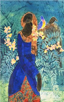 Woman and Bird - Tan Thean Song