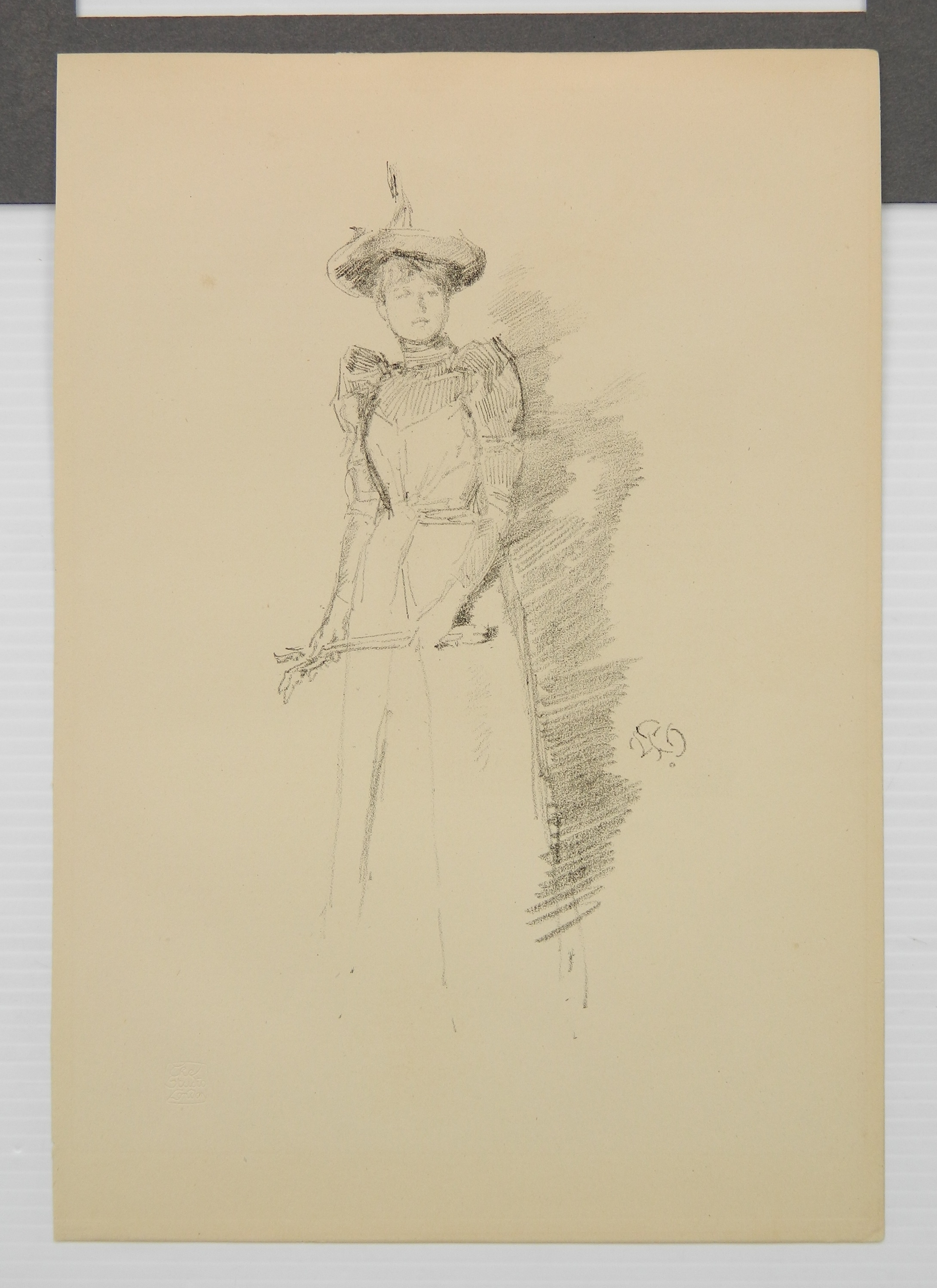 Artwork by James Abbott McNeill Whistler, Two works: Gant de Suede; Robe Rouge, Made of lithograph
