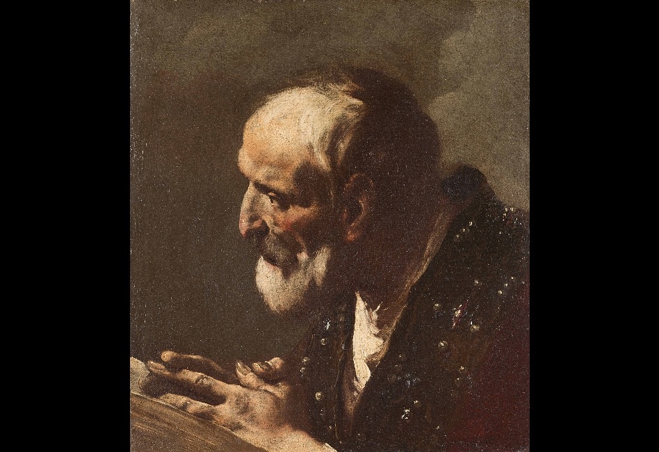 San Filippo Neri in preghiera by Giovanni Batista Piazetta