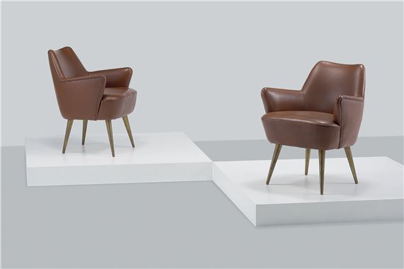 Two works: ARMCHAIRS by Umberto Nordio, 1949