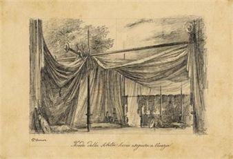 TENDA DELLA SIBILLA SCENA ESEGUITA A VENEZIA - Pietro Venier