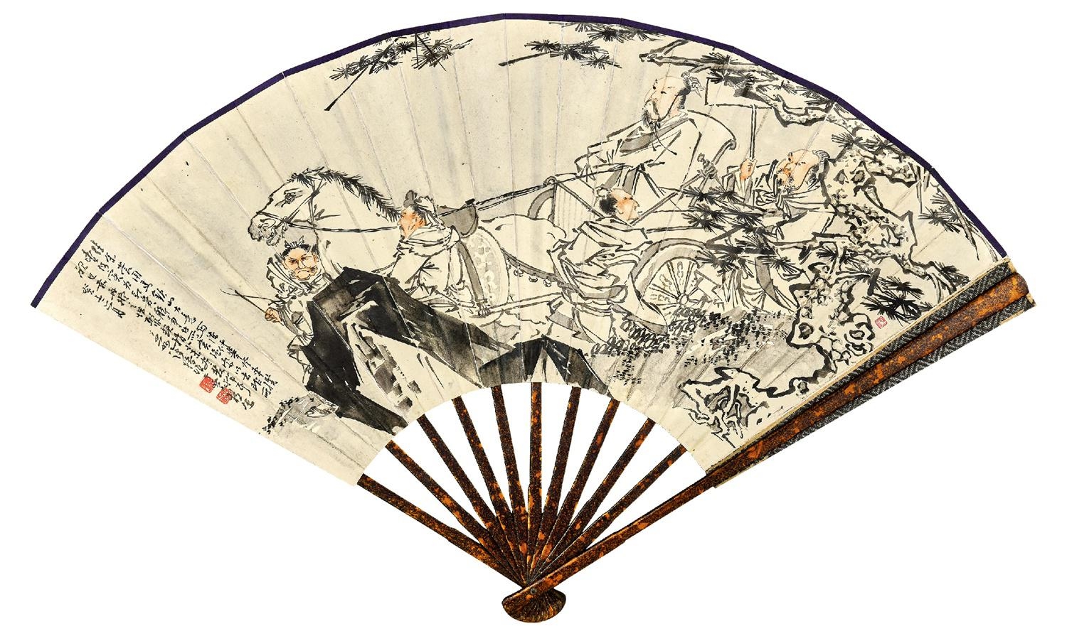 Artwork by Xu Cao, Tan Zekai, THE ANCIENTS, Made of ink and color on paper