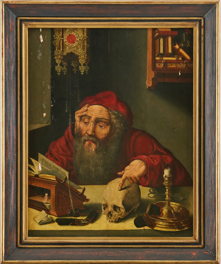 St. Jerome in His Study by Joos van Cleve, 1800s