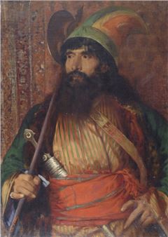 GUERRIERO OTTOMANO - Stefano Ussi