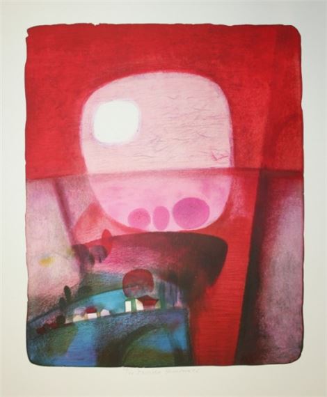 Červená krajina by Daniela Benešová, 1996