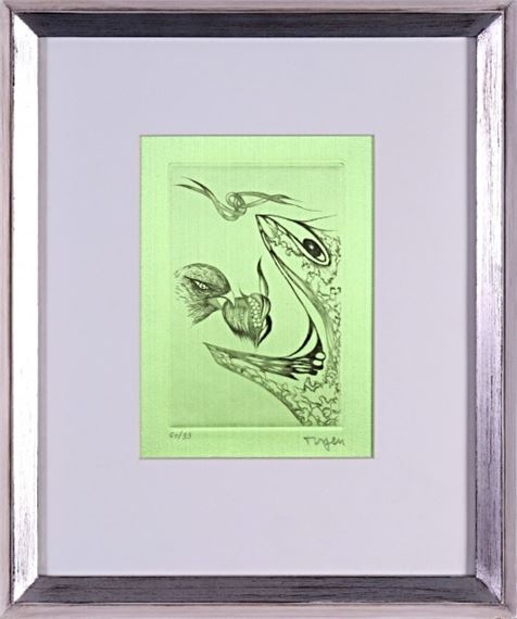 Svatokrádežný les by Toyen, 1970