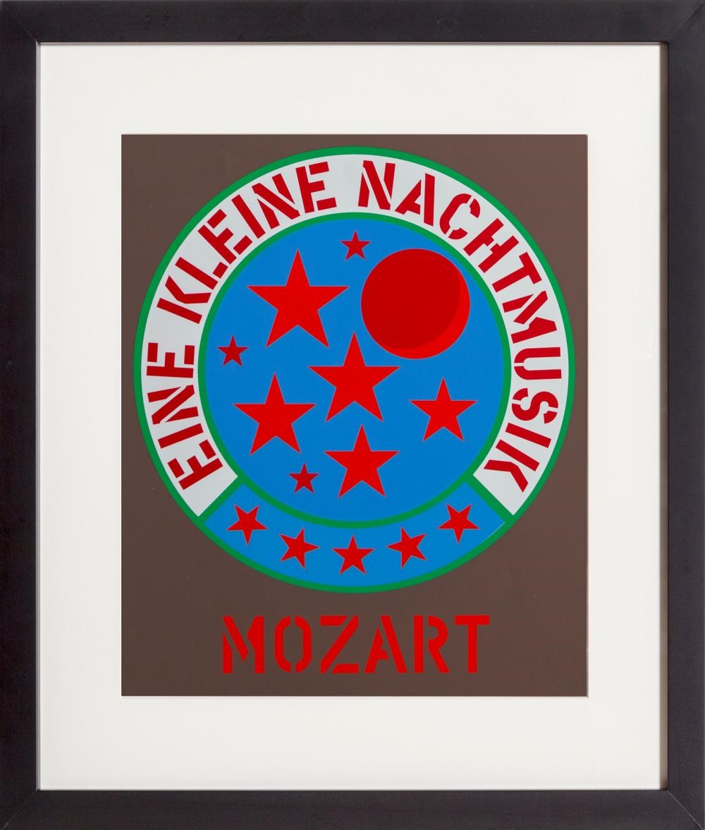 Robert Indiana | Mozart-INDIANA GRAPHIK (1967) | MutualArt