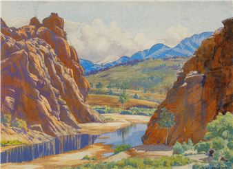 Glen Helen Gorge - Albert Namatjira