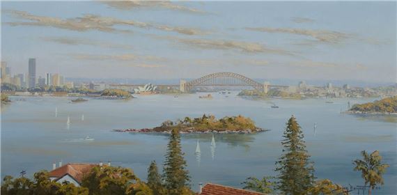 Brian Baigent | View of Sydney Harbour (1978) | MutualArt