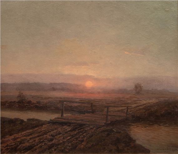 Zachód Słońca by Wiktor Korecki, 1945