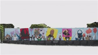 Across L.A., Black Lives Matter Murals Appear like Billboards for Justice