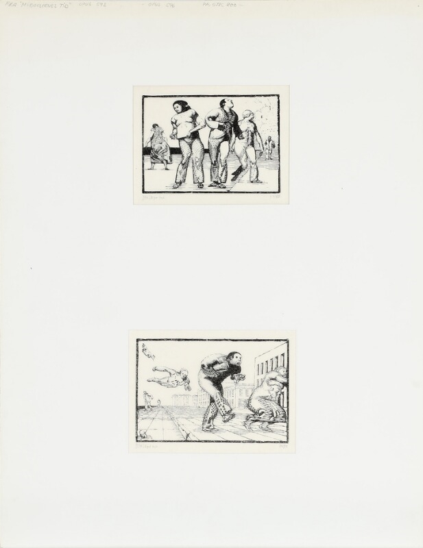 Two compositions from “Miraklernes tid” by Palle Nielsen, 1988 and 1989