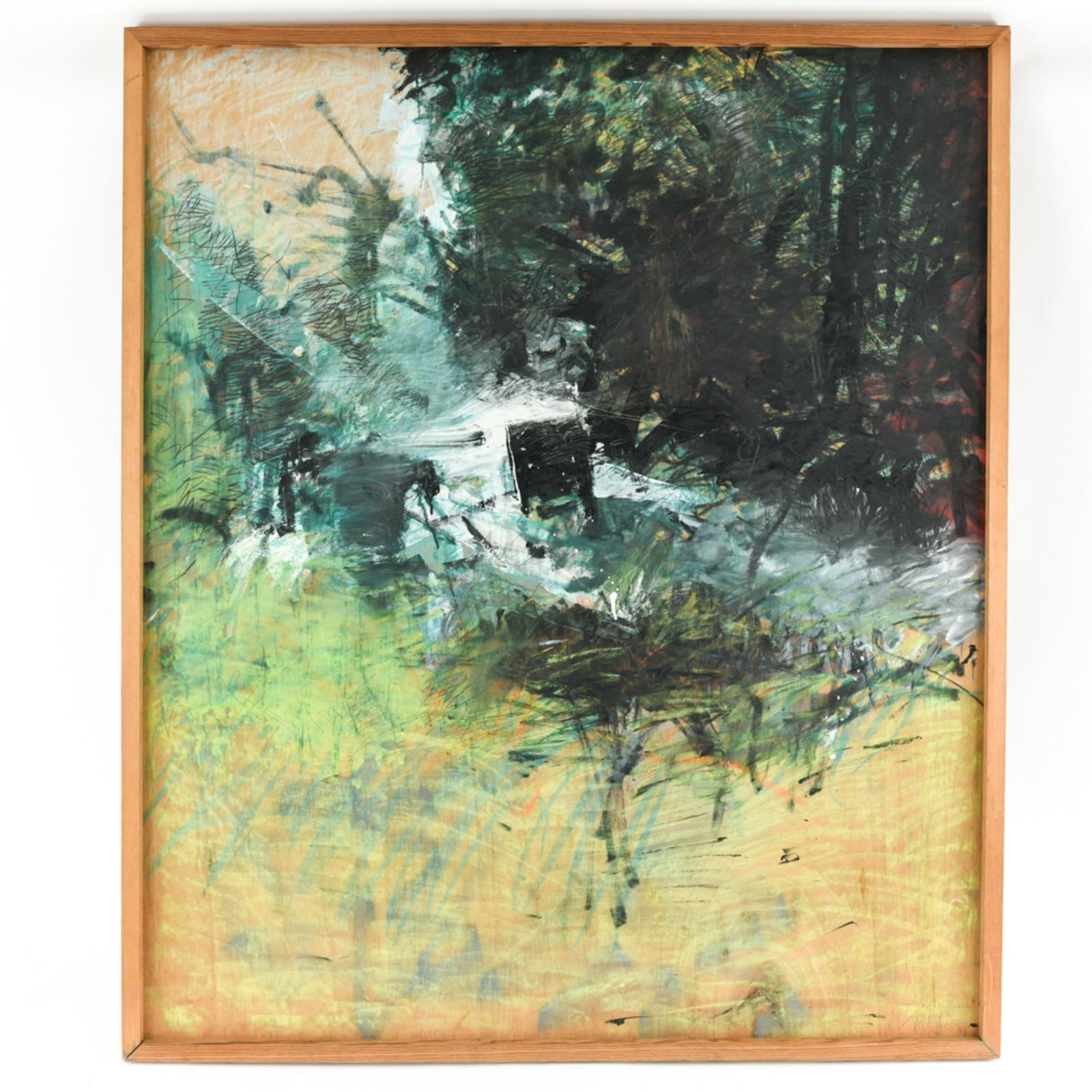 Artwork by Stanislaw Kozlowski, Abstract, Made of Oil, acrylic, pastel and pencil