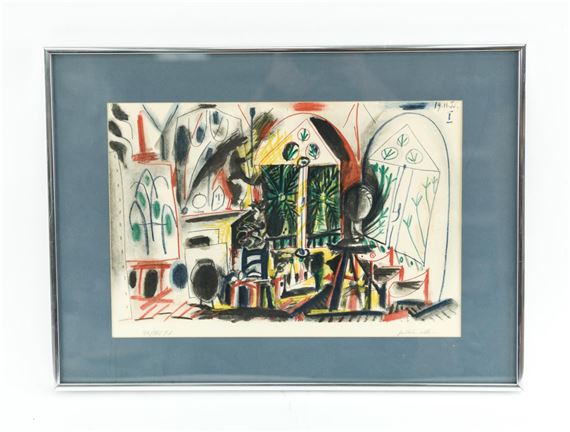 Pablo Picasso | Nature Morte a La Tete Antique (Guitare