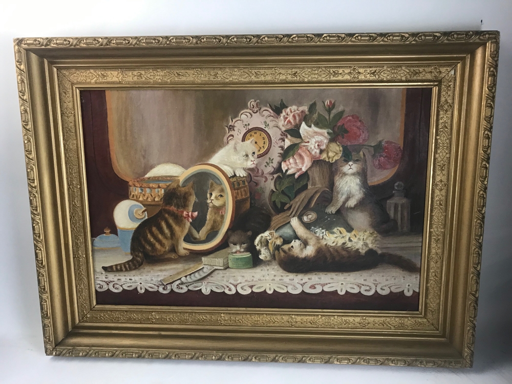 Artwork by N. M. Dimick, The Five Senses, Made of oil on canvas