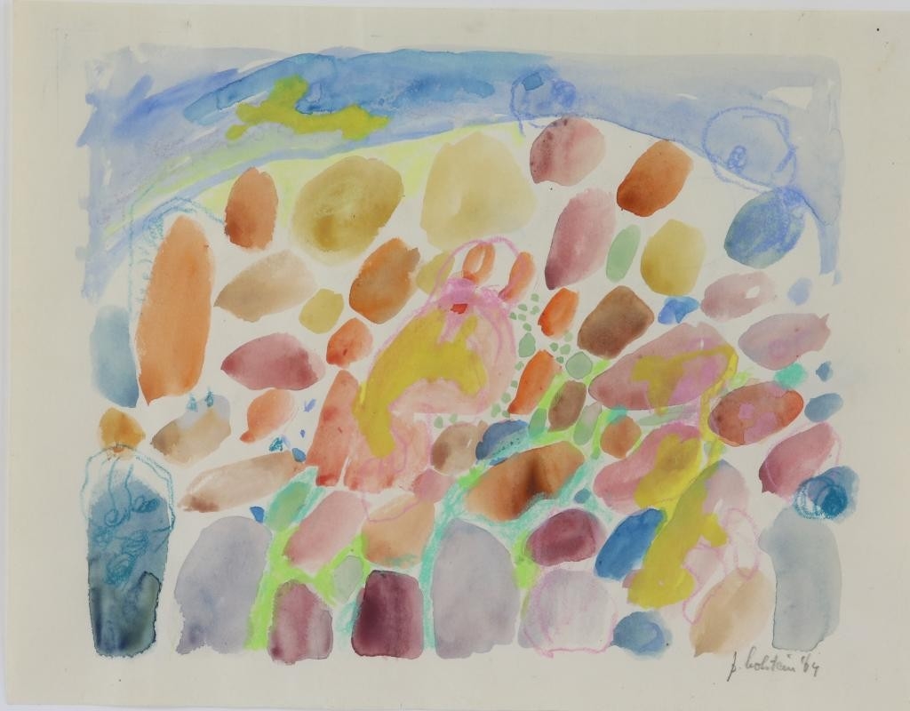 Tussen de rotsen by Pieter Holstein, 1964