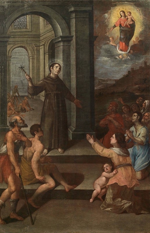 Sant'antonio da Padova by Sienese School, 17th Century