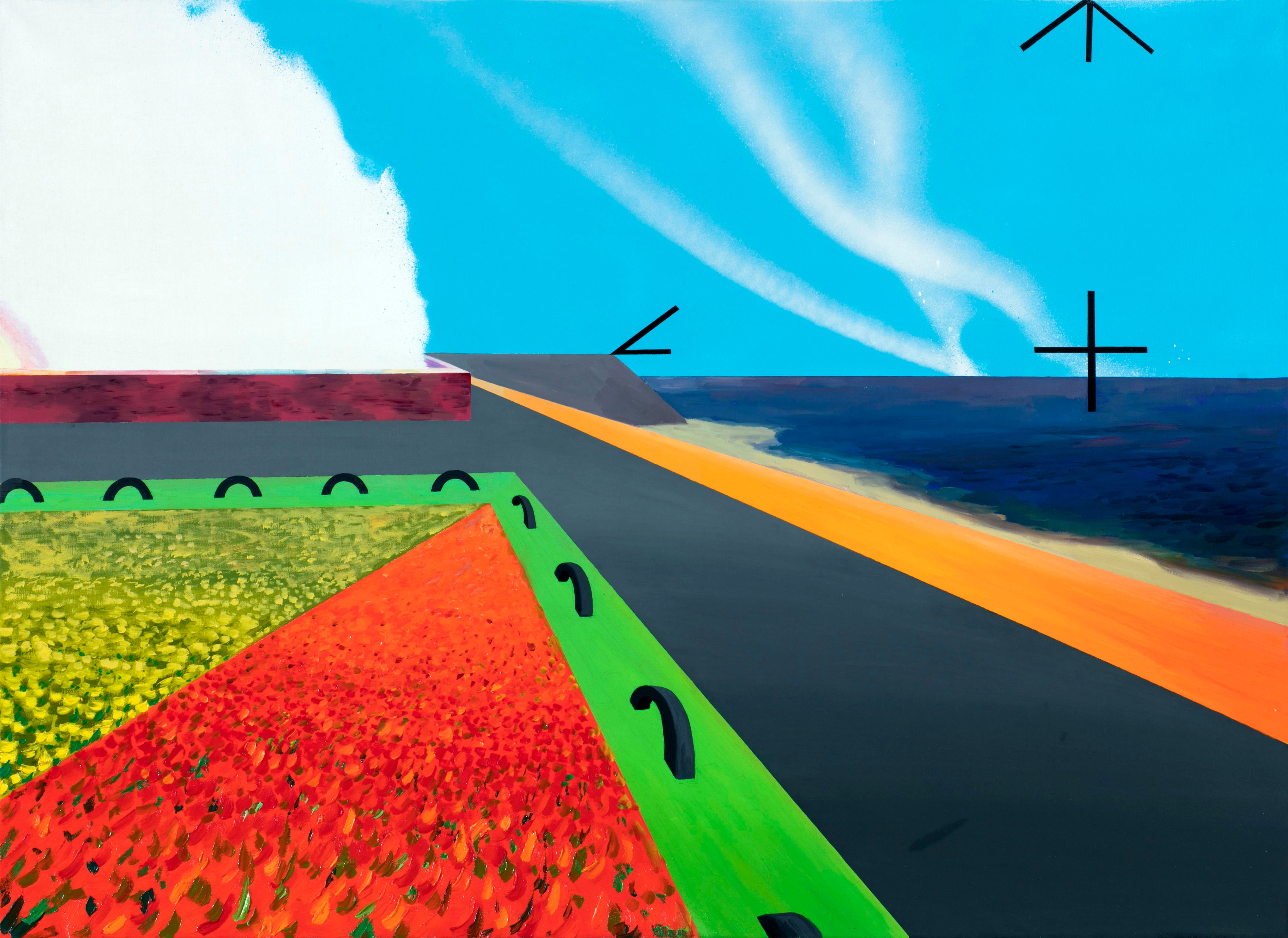 Artwork by Sergey Lotsmanov, Pissoir, Made of oil on canvas