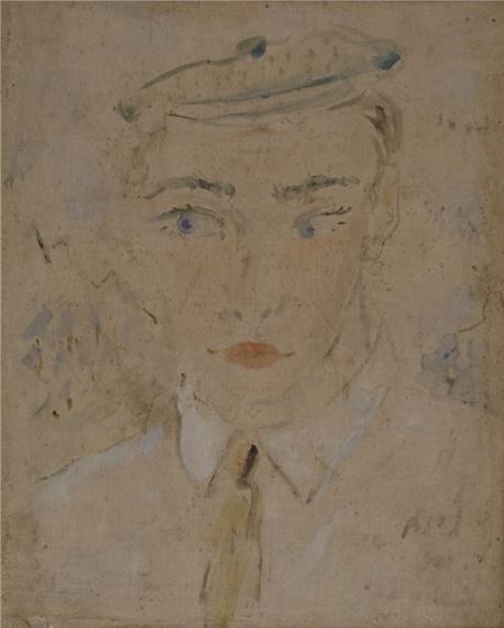 TESTA DI GIOVANETTO by Filippo de Pisis, 1935