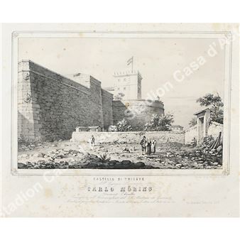 Three Works: Castello di Trieste; Interno di S. Antonio; Monumento a Winckelmann - M. Moro