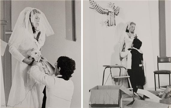 Two works: Venerdì Santo by Giuseppe Desiato, 1975