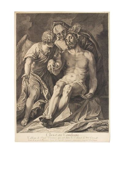 Deposizione nel sepolcro. Da Paolo Veronese. by Gaspar Duchange