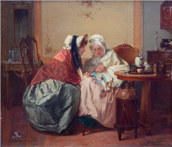 A tête-à-tête - Alexander Hugo Bakker Korff