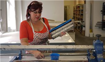 Glasgow Print Studio Re-Opens After Lockdown – Clare Henry