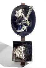 Artwork by Guido Infante, Untitled, Made of wood and ceramic