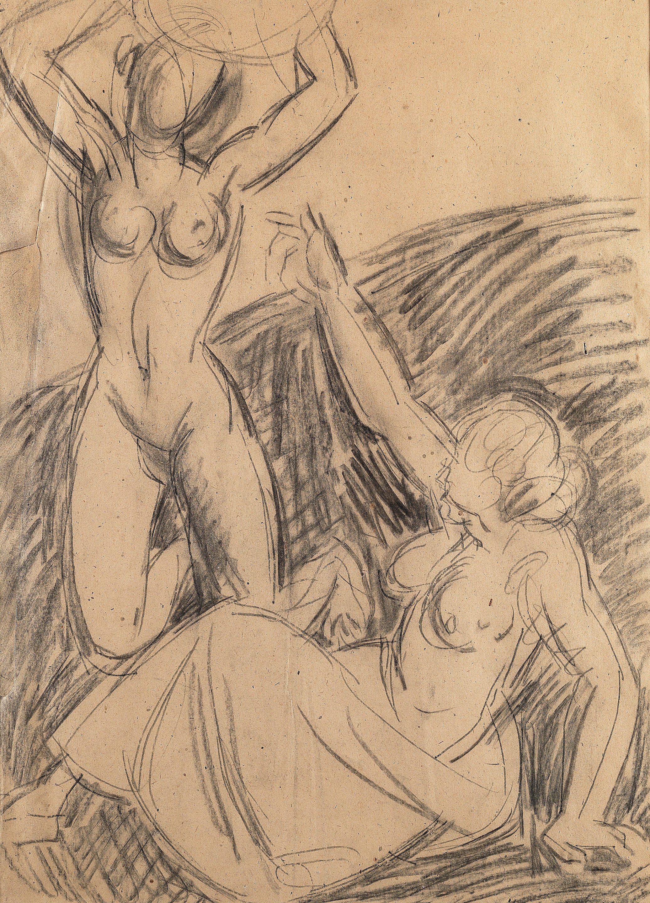 Two Nymphs by Duncan Grant, Executed circa 1930-5