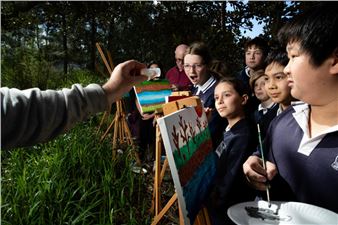 Inner West Creek Given New Life on Canvas
