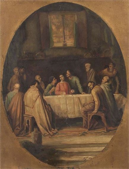 ULTIMA CENA by Wilhelm Juncker, 1874