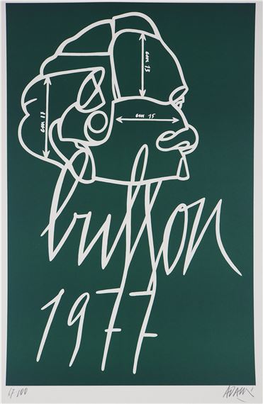 Valerio Adami | Portrait dissimulé (1977) | MutualArt