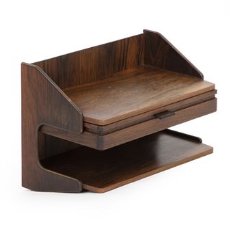Wall mounted drawer furniture of rosewood - Johannes Andersen