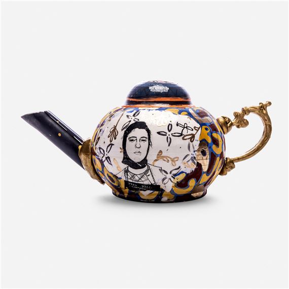 To Disarm: Freedom Rider (Carol Silver from New York, New York) by Roberto Lugo, 2020