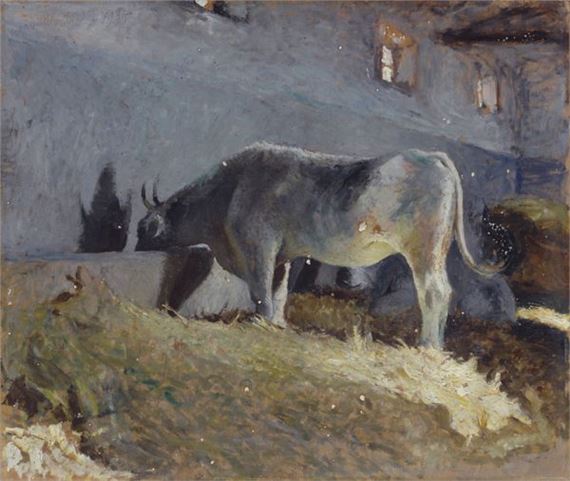 BUE NELLA STALLA by Paolo Ghiglia, 1935