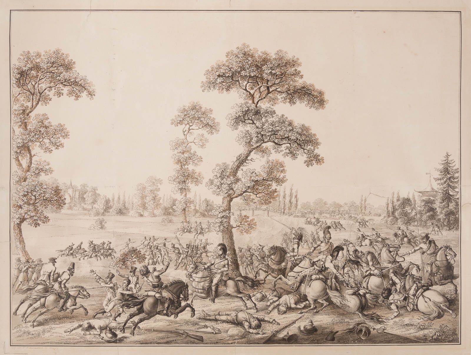 Friedrich Leonhard Lehmann SCENE FROM THE BATTLE OF LEIPZIG MutualArt