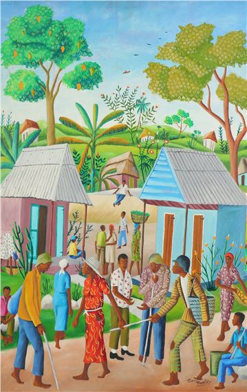 Village life by Louines Mentor