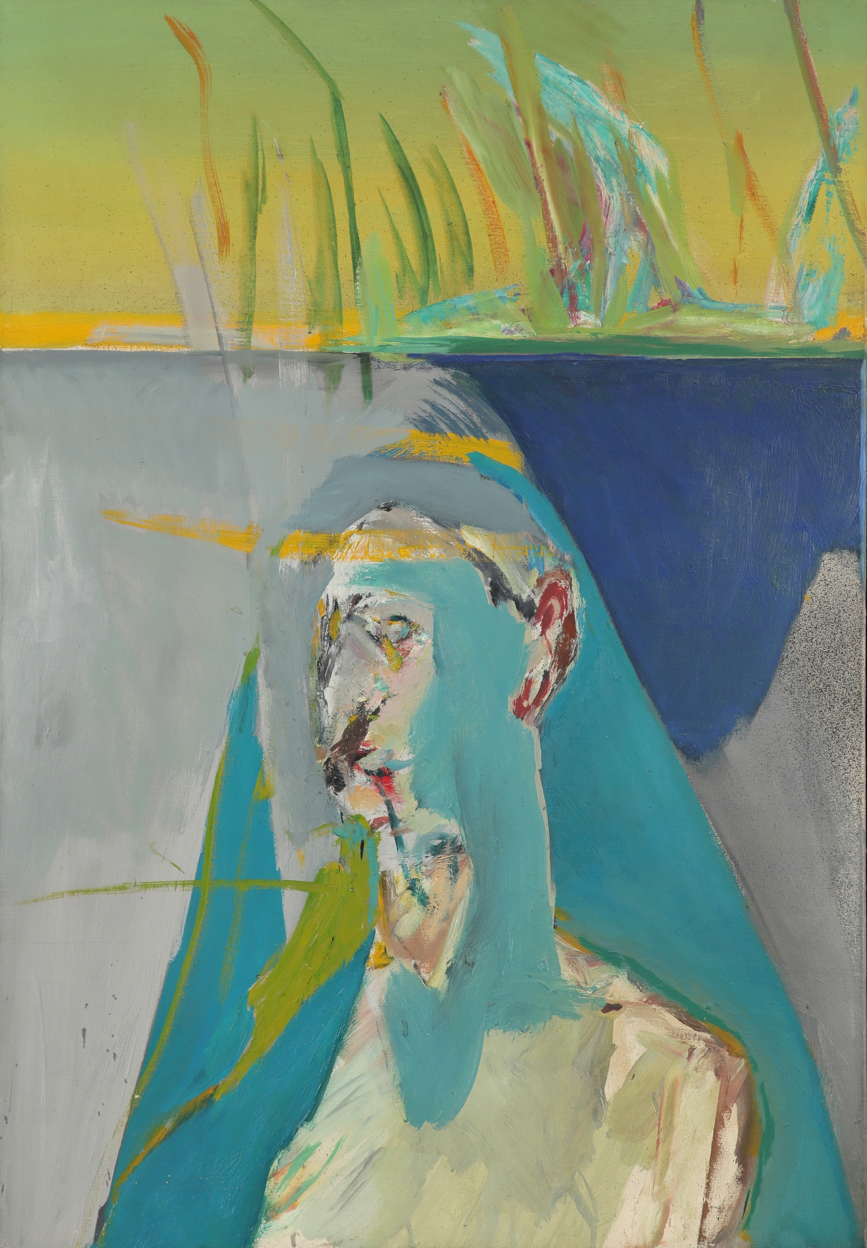 Artwork by Patrick Procktor, St John on Patmos (After Velásquez), Made of Oil on canvas