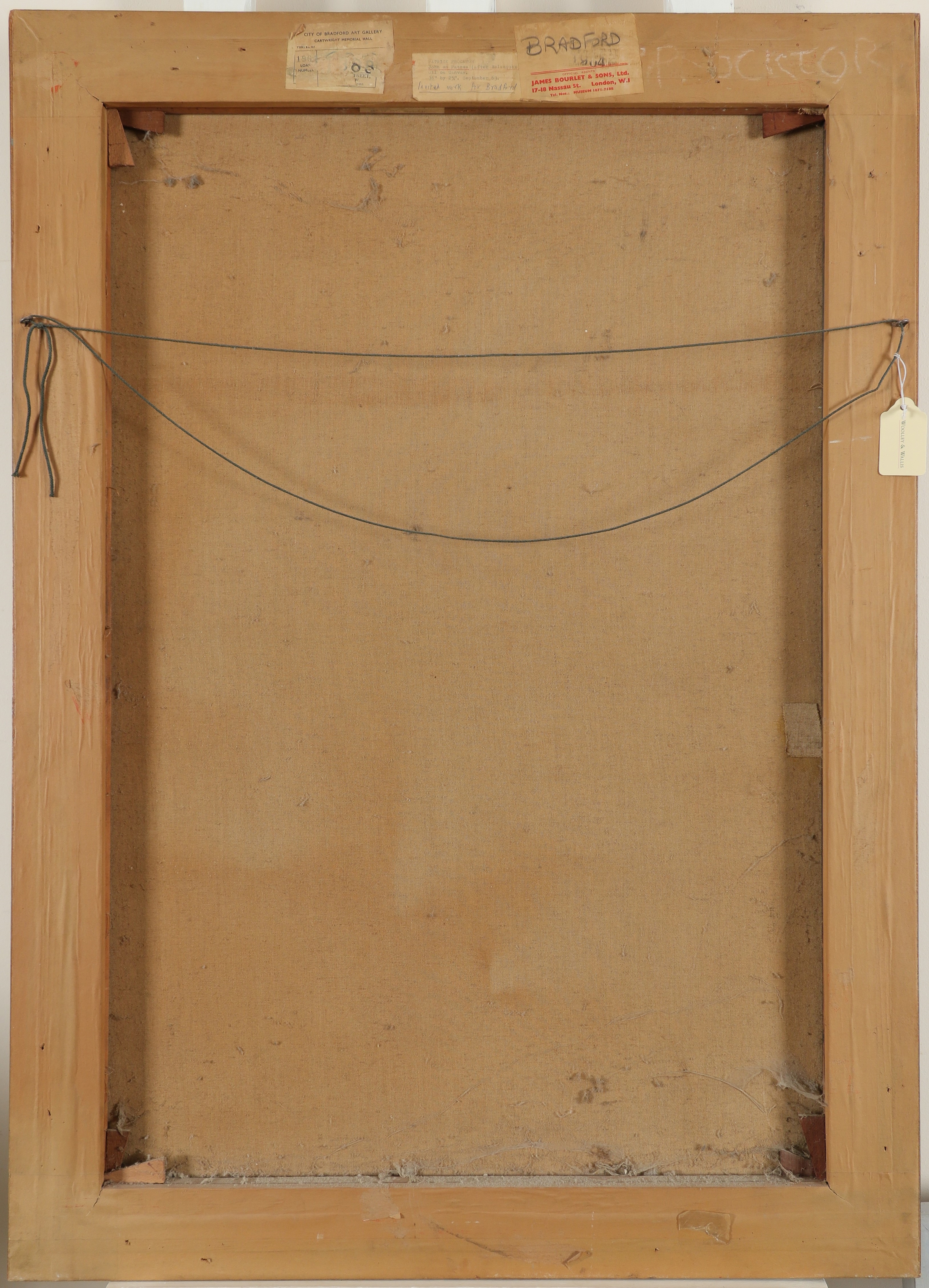 Artwork by Patrick Procktor, St John on Patmos (After Velásquez), Made of Oil on canvas