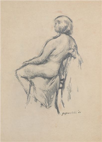 Seated nude