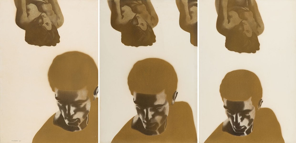 "Identification" - triptych by Wojtek Siudmak, 1967